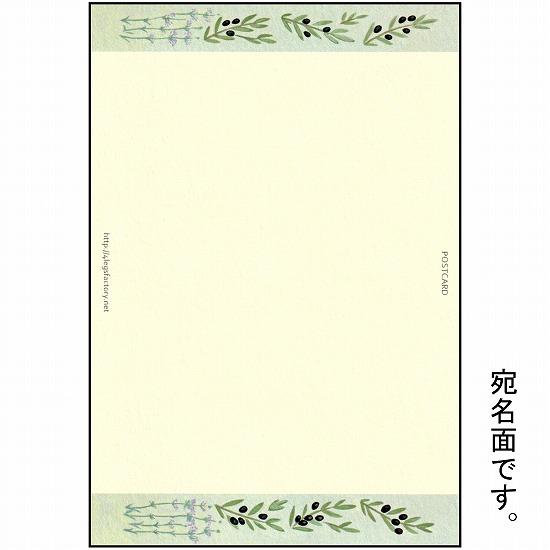 絵本の中のねこ ポストカード（シャム猫・オリーブ）の画像