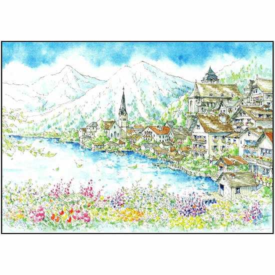 内田新哉 ポストカード（花のハルシュタット）の画像
