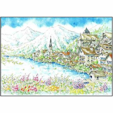 内田新哉 ポストカード（花のハルシュタット）の画像
