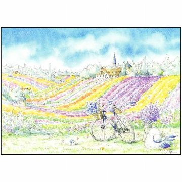 内田新哉 ポストカード（彩りの丘）の画像