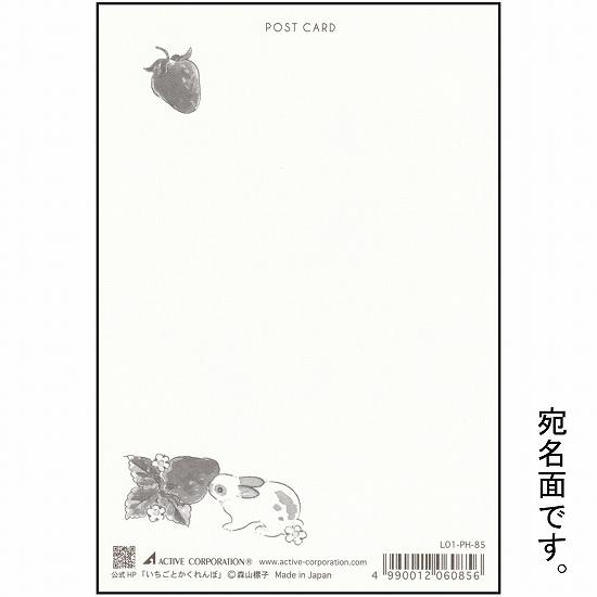 森山標子 ポストカード（いちごとかくれんぼ）の画像