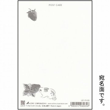 森山標子 ポストカード（いちごとかくれんぼ）の画像