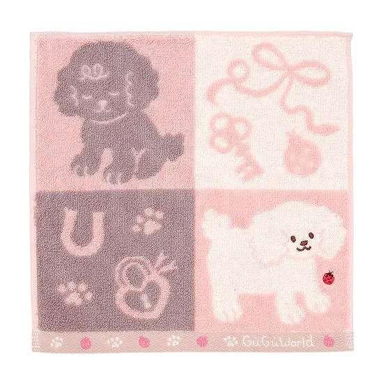GuGu World タオルハンカチ（トイプードルと天道虫）の画像