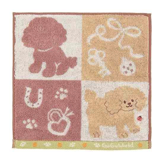 GuGu World タオルハンカチ（トイプードルと天道虫）の画像