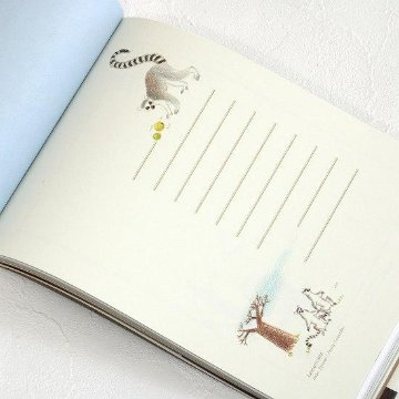 秋草愛のどうぶつ100枚レターブックの画像