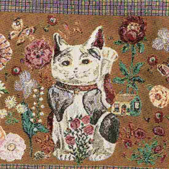 ナタリー・レテ　フラットポーチ（Lucky cat）の画像