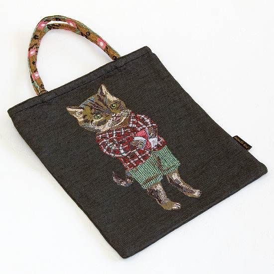 ナタリー・レテ　ミニバッグ（Tabby cat）の画像