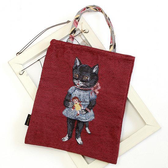ナタリー・レテ　ミニバッグ（Black cat）の画像