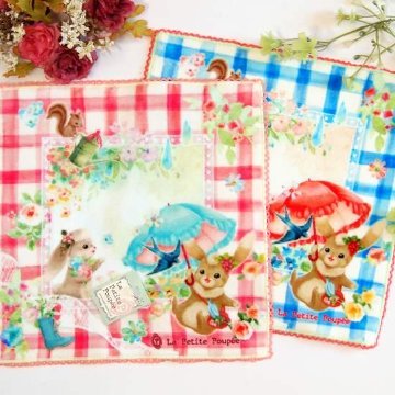 プティット・プぺ　ミニタオル（ソレイユと雨上がり）の画像