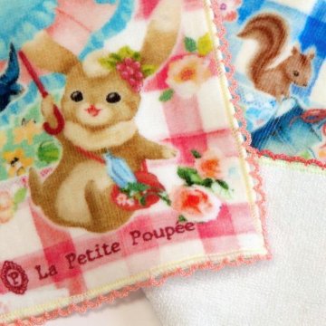 プティット・プぺ　ミニタオル（ソレイユと雨上がり）の画像