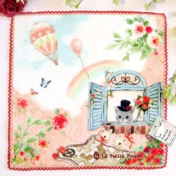 プティット・プぺ　ミニタオル（シャルルと夢の空）の画像