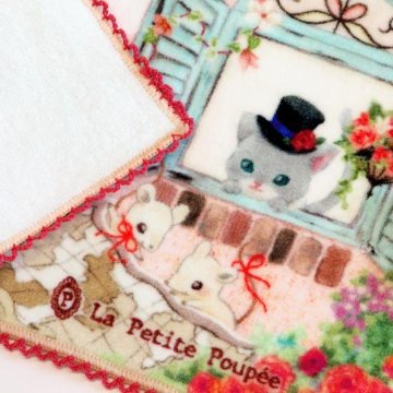 プティット・プぺ　ミニタオル（シャルルと夢の空）の画像