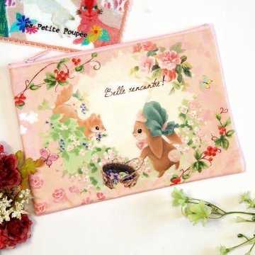 プティット・プぺ　ぺたんこポーチ（プティの小さな冒険）の画像