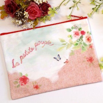 プティット・プぺ　ぺたんこポーチ（シャルルと夢の空）の画像