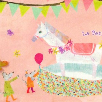 プティット・プぺ　ぺたんこポーチ（サーカスへ行く）の画像