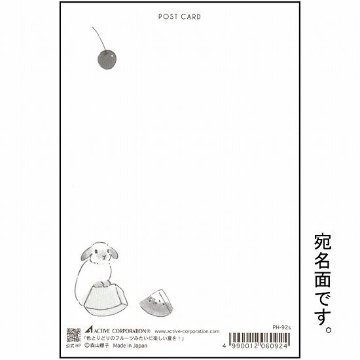 森山標子 ポストカード（色とりどりのフルーツみたいに楽しい夏を！）の画像