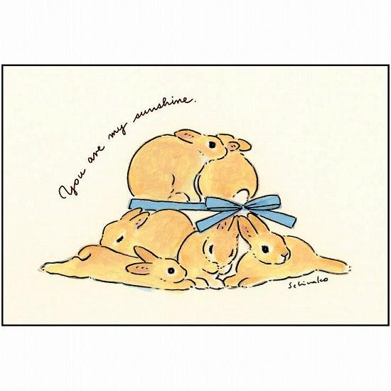 森山標子 ポストカード（君は私の太陽だよ）「麦わら帽子」の画像