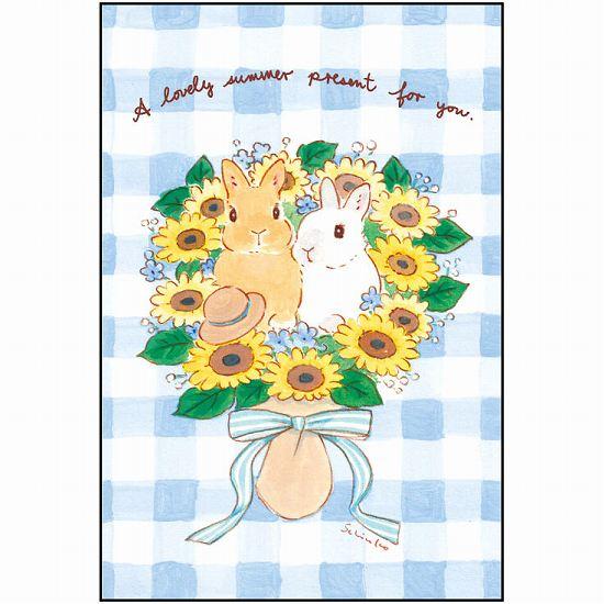 森山標子 ポストカード（素敵な夏の贈り物をあなたに）「花束」の画像