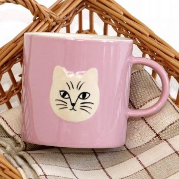 松尾ミユキ　マグ（Embossed cat face）PKの画像