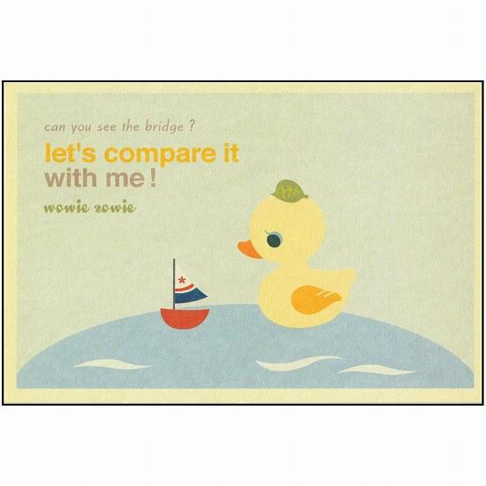 wowie zowie ポストカード（DUCK）の画像