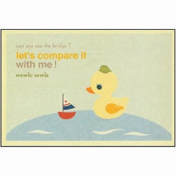 wowie zowie ポストカード（DUCK）の画像