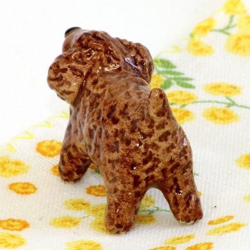 豆屋　箸置き（トイプードル　ブラウン）の画像