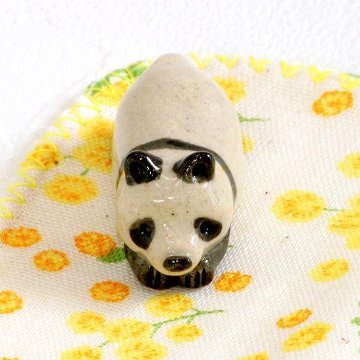 豆屋　箸置き（パンダ　うつぶせ　まっすぐ）の画像