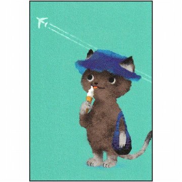 菜生　ポストカード（プチ旅行・猫）の画像