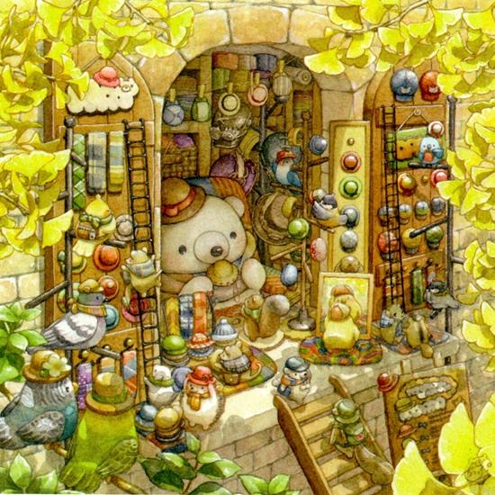 ちっぷ ポストカード（小さな帽子屋）の画像