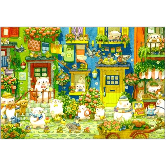 ちっぷ ポストカード（カラフルストリート）の画像