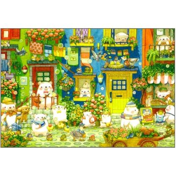 ちっぷ ポストカード（カラフルストリート）の画像