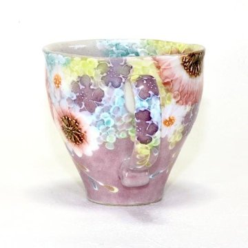 工房ゆずりは　マグ（紫京花）の画像