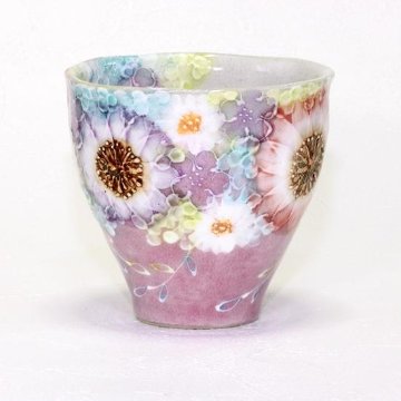 工房ゆずりは　マグ（紫京花）の画像