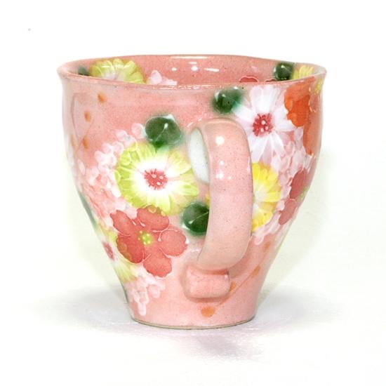 工房ゆずりは　マグ（紅彩花化粧）の画像