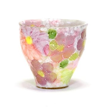 工房ゆずりは　マグ（紅彩花小紋）の画像