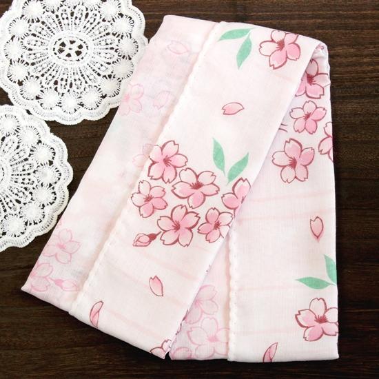 京都くろちく　両面ガーゼてぬぐい（桜香）の画像