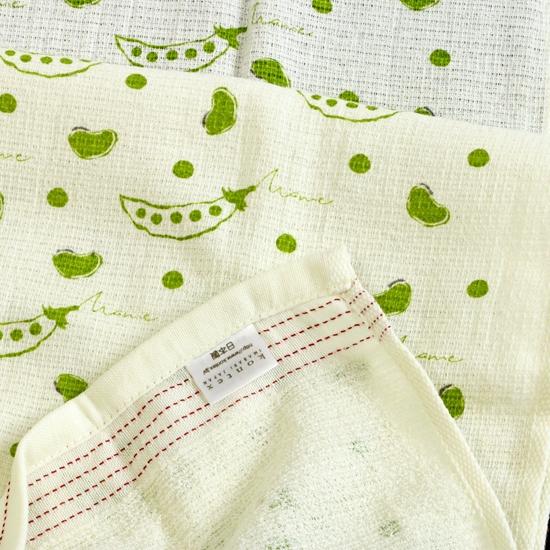 うすい　かるい　ながい　タオルてぬぐい（豆）の画像