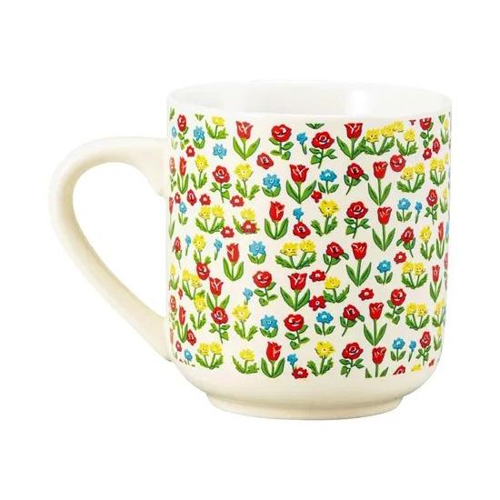 スイマー　総柄マグ　えんぴつアート（ラッフィー）の画像