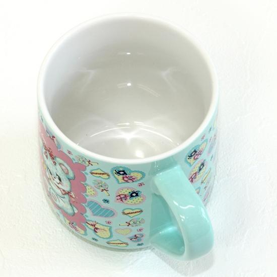 スイマー　総柄マグ　えんぴつアート（ハグリー）の画像