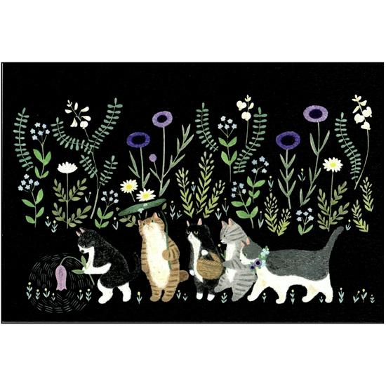 4legs ポストカード（猫の国へのお誘い）の画像