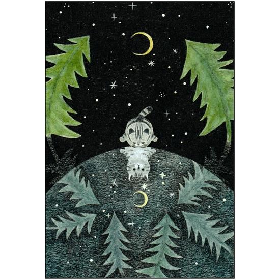 サバトラ旅日記 ポストカード（ほし）の画像