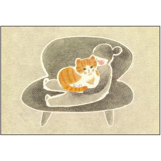 4legs ポストカード（我々と猫　02）の画像