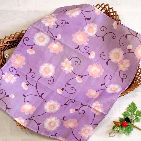 京都くろちく　両面ガーゼはんかち（夢宵花）の画像