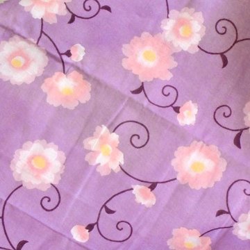 京都くろちく　両面ガーゼはんかち（夢宵花）の画像