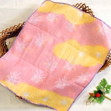 京都くろちく　両面ガーゼはんかち（夢宵花）の画像