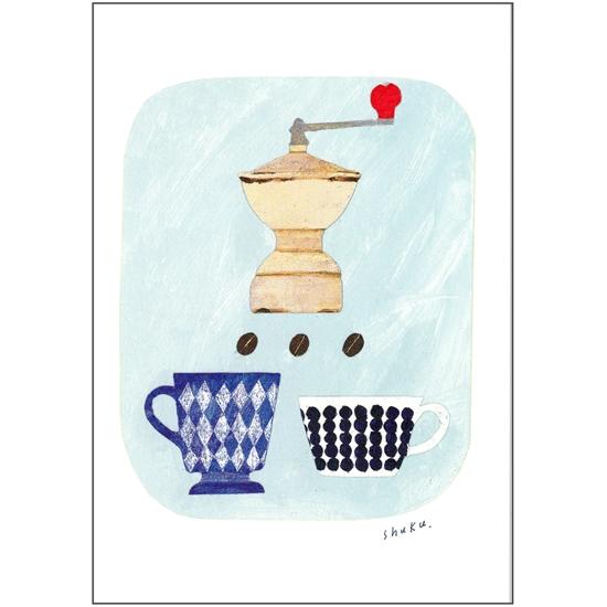 西淑 ポストカード（コーヒーミル）の画像