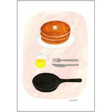 西淑 ポストカード（パンケーキ）の画像