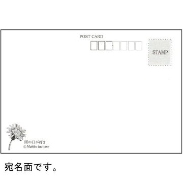 いなとめ まきこ ポストカード（雨の日が好き）の画像
