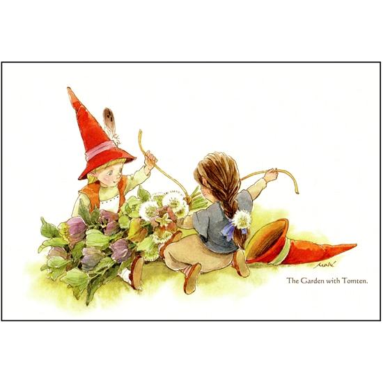 いなとめ まきこ ポストカード（Tomten/Early spring）の画像