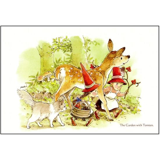 いなとめ まきこ ポストカード（Tomten/Autumn）の画像